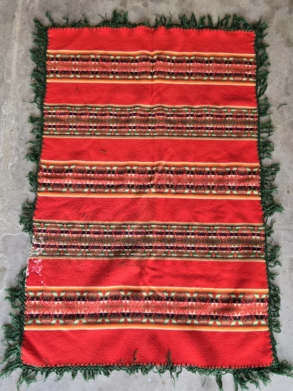 Vintage Beaver State Pendleton Wool Blanket